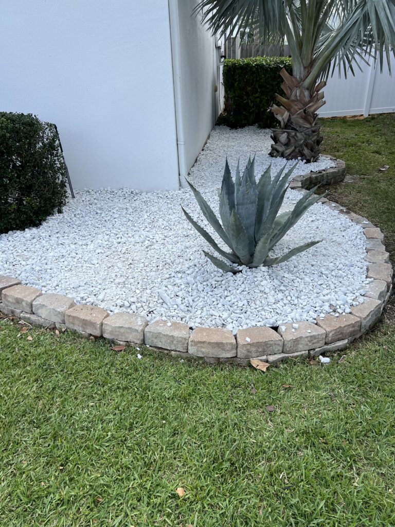 Stucco repair and patching work on exterior wall of Florida home