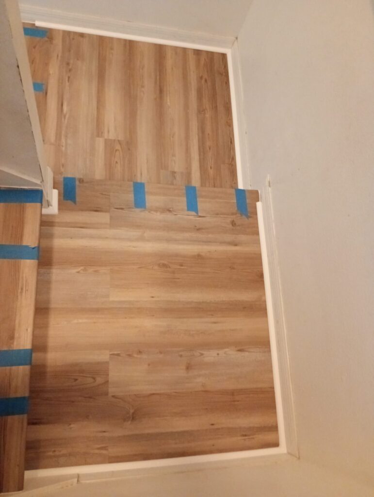 Interior room before painting with walls freshly prepped in Central Florida